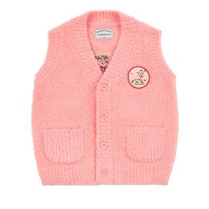 [정상가48000원] [키즈]핑크도그셔닐사스웨터베스트_BU44UV314