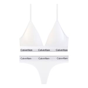 CK 여성 브라렛+티팬티 세트 QF5650+F3786 WHITE
