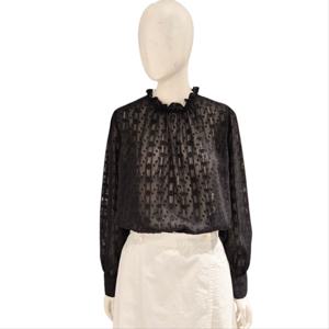 [롯데백화점][에이비에프지]넥프릴 시스루 블라우스 ADZ5HB45G