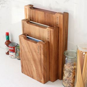 쟁반 서랍 달린 우드 도마 레인트리 통판 구조 소 중 서랍도마 서랍형나무도마 도마쟁반세트