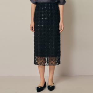 [롯데백화점][제이제이 지고트(프리미엄)]스팽글 러플 레이스 스커트(GR8A0SKR21)