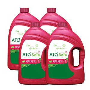 아토세이프 액체 세탁 세제 대용량 3.1L 4개