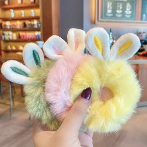 [6개세트] 뿌뿌 페이크퍼 귀욤 쁘띠 헤어끈 곱창끈