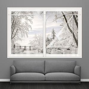 방풍비닐 창문용 초특대형(300x200cm)/창문 외풍차단 바람막이비닐 방풍비닐커튼 창문방풍비닐