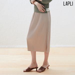 [최초가 149000원] 레터링 자수 슬릿 스커트_LPSKF023001