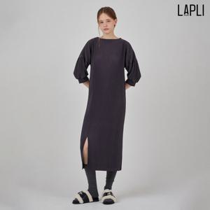 [최초가 179000원] 배색 슬리브 롱슬릿 원피스_LPOPF124007