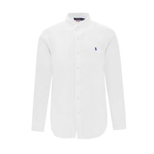 24SS 포니 자수 슬림핏 린넨 셔츠 710829443 002