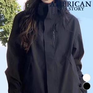 간절기 바스락 바람막이 집업 점퍼_SLM-0225/남여공용 봄가을 아우터 자외선차단 후드점퍼