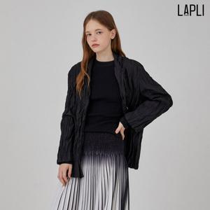 [최초가 189000원] 크리즈 카라 플리츠 자켓_LPJKF024009