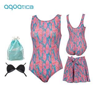 여성 실내수영복 AQA14DF 단품3종세트