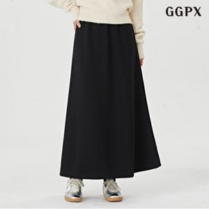 정상가: 79000원ㅣ융기모 밴딩 롱 스커트 (GODWH009D)