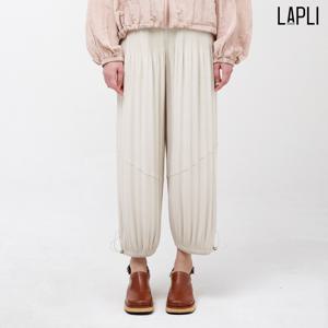 [최초가 159000원] 밑단 스트링 와이드 기모 팬츠_LPPTW024002