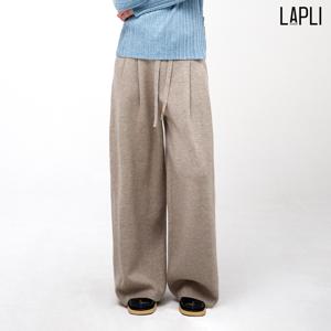 [최초가 149000원] 핀턱 와이드 롱 니트 팬츠_LKPTW124006