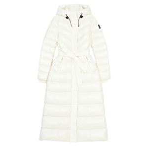 CALINA R CREAM 여자 후드 롱 패딩 점퍼 코트