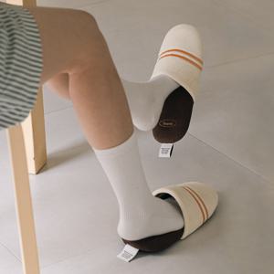 [무케] 디어리얼_머쉬 룸슈즈 슬리퍼 실내화 살몬베이지 1P 층간소음 집들이선물 신혼선물