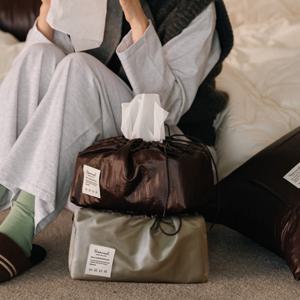 [무케] 디어리얼_스트링 티슈케이스 포켓 각티슈형 시티 (2colors) 인테리어/집들이/이사선물