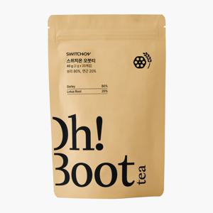 스위치온 오붓티 연근보리 2g x 20개입 볶은 임산부 아기 디카페인 생분해티백