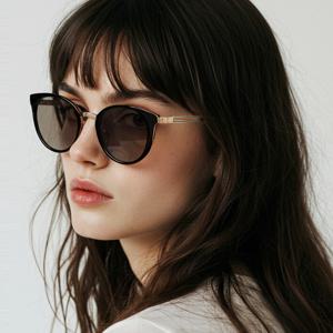 (국내당일출고)  명품 선글라스 GG0077SK 001 라운드 아세테이트 남자 여자