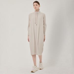 [최초가 185000원] 터틀넥 스트링 롱 기모 플리츠 원피스(2colors)_YH11WNPOP01