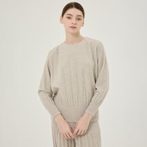 [최초가 170000원] 라운드 긴팔 울 플리츠 티셔츠 블라우스(2colors)_YH12WNPBL01