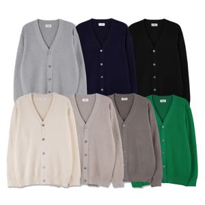 남자 베이직 워셔블 타미 엠보 니트 가디건 SG5-CA-Q040-그레이