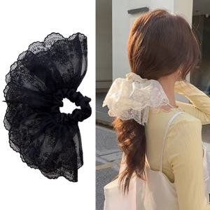 제론 데일리 헤어 레이스 곱창 머리끈 헤어악세사리