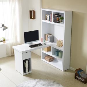 파로마 네오 칼든 1200 H형 사이드 책장 본체형 책상 NES1624