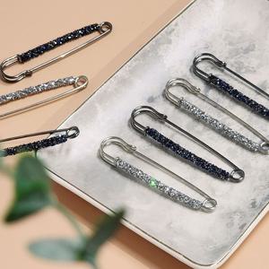 반짝이 포인트 브로치 장식옷핀 큰옷핀 옷핀 패션브로치 브롯치