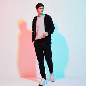 [하프클럽]  화이트라벨 남성 기모조거팬츠(블랙)_HMP19-PT401BK