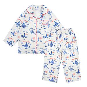 [정상가68000원] [키즈]아이보리 에펠 파자마 세트_BU53UJ303