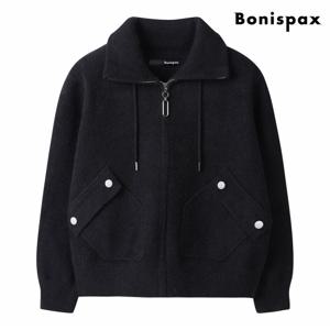 정상가:119,000원 ㅣ 하이넥 스트링 집업 니트 가디건 (XP3CK002L0)