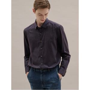 네이비 코튼 코듀로이 스트라이프 셔츠  네이비 (GA5964U12R)