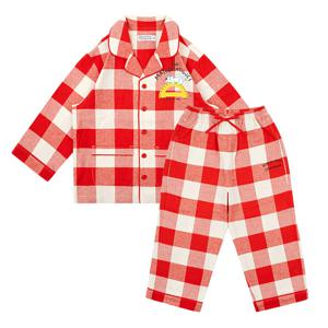 [정상가78000원] [키즈]레드 체크 마우스 파자마 세트_BU53UJ302