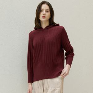 [최초가 185000원] 기모플리츠 후드 티셔츠(2colors)_YI11WNPTS02