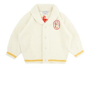 [키즈]크림 베어 슈슈 셔닐 가디건_BU54KC301