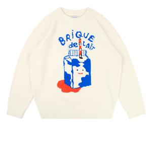 [WOMEN] 크림 밀크 슈슈 셔닐 스웨터_BU54KR501