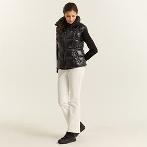 여성 본딩 기모 부츠컷 팬츠 화이트 MQ422LPTO3