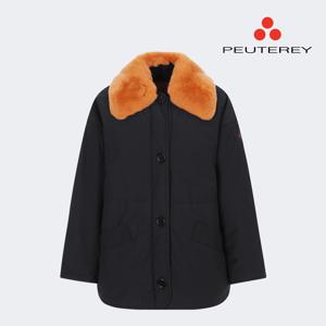 [공식] 25FW 여성 구르스키 [GURSKY DOUBLE BICOL BMAT FUR R] 다운 블랙 PRWLD001G0FBK