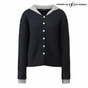 정상가:69,000원 ㅣ 레이어드 후드 버튼업 니트 가디건 (NP4CK026L0)