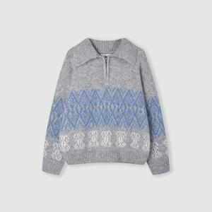 노르딕 집업카라 가디건_CD5WP659