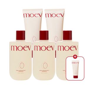 [매드뷰티] MOEV 아누카틴 샴푸 300ml*3병+트리트먼트 200g*2병+트리트먼트 200g 1병 더!