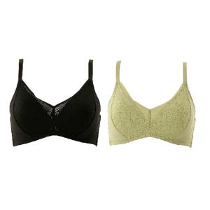 비너스 가슴잘모아주는 편안한 심플 노와이어 브라VBRQ887