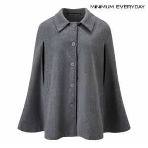 정상가:89,000원 ㅣ  에브리데이]레글런 베이직 카라넥 케이프 하프 코트 (EB4JH008D)