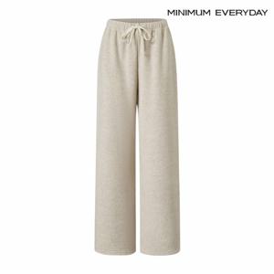 정상가:79,000원 ㅣ  에브리데이]데일리 와이드 융털 허리 밴딩 팬츠 (EB4TA005D)