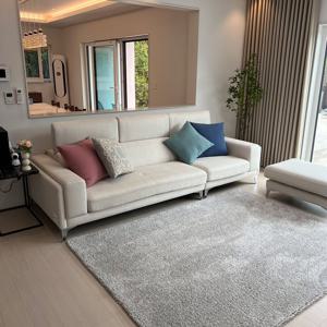 라이크리빙 눈의꽃 극세사 장모 샤기 러그 대형카페트 200x270cm