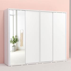 파로마 솔트 2400 슬라이딩 거울 긴문형 옷장세트 mcr123