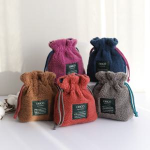 오리고 양털 미니 스트링 파우치 백 (5colors)