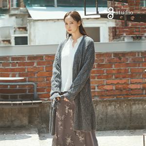 지스튜디오 25FW 캐시미어 알파카울 헤리티지 니트코트