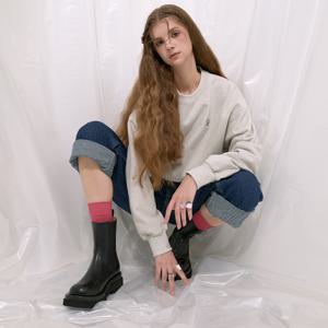 [★ITZY류진 착용] 라운드 토 첼시부츠 412246002 (5cm/3color)