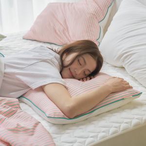 히말라야 즉각쿨링되는 시원하고 부드러운 냉감 스트라이프 베개커버